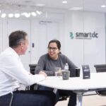 Sonia Harjani with Richard Boogaard in Smartdc Rotterdam